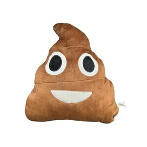 Toy Factory Smiling Poop Classic Emoji Plush Stuffed Animal